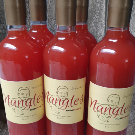 70cl bottle of Nangles Rum Punch flavour alcohol