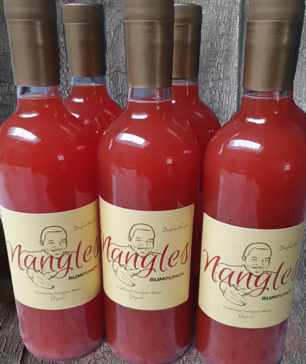 70cl bottle of Nangles Rum Punch flavour alcohol